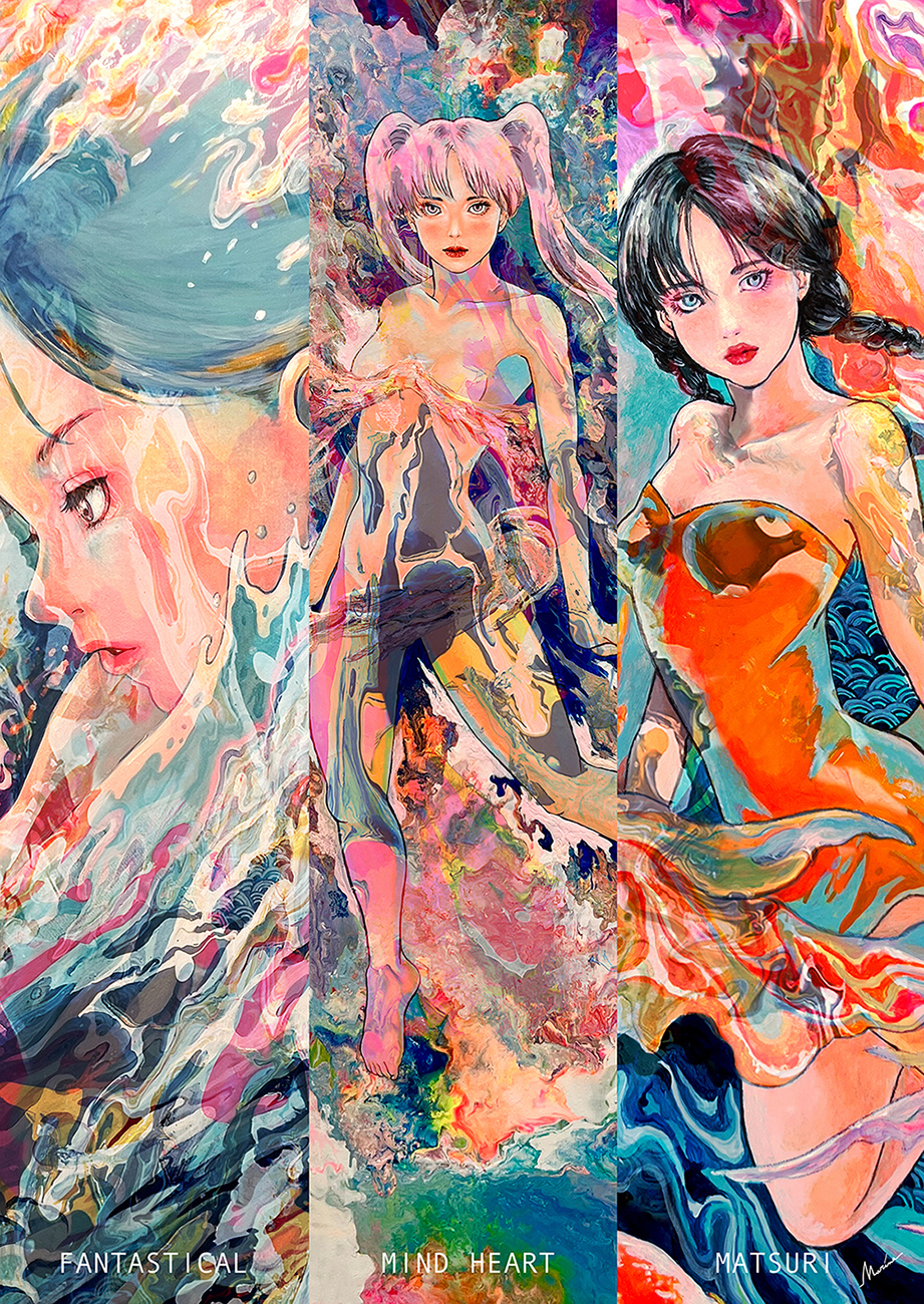 ⭐️ 新品 ⭐️ ♪ 巡礼の年 ♪ リスト ⭐️ アクリル絵画 ACRYLIC / アクリル絵の具｜【アート企画終了しました】made and seek