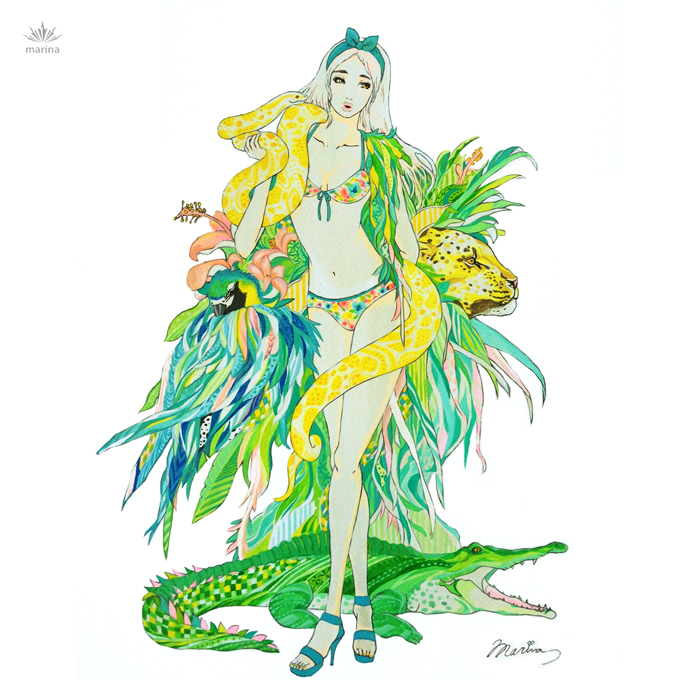 ガールズイラスト art illust イラストレーター