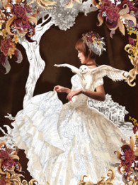 ”僕のマドンナ展”作品No.4 『森と美女』